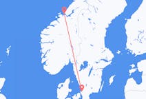 Flights from Ørland, Norway to Ängelholm, Sweden