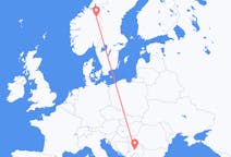 Flights from Kraljevo, Serbia to Røros, Norway