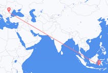 印度尼西亚出发地 望加錫飞往印度尼西亚目的地 布加勒斯特的航班