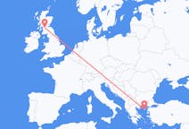 Flights from Lemnos, Greece to Glasgow, Scotland