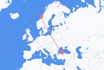 Flights from Trondheim, Norway to Ankara, Turkey