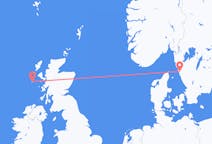 Vols depuis la ville de Göteborg vers la ville de Barra