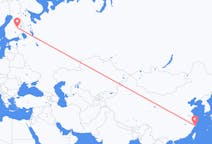 Flüge von Taizhou, China nach Kuopio, Finnland