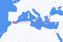 出发地 摩洛哥胡塞马目的地 土耳其哈利卡那索斯的航班