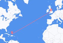 Flights from Cockburn Town, Turks & Caicos Islands to Birmingham, the United Kingdom