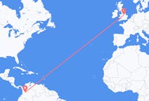 Flights from Ibagué, Colombia to Nottingham, England