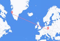 出发地 格陵兰出发地 瑪尼特索克目的地 捷克布拉格的航班
