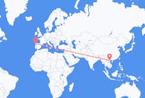 Flyrejser fra Hanoi til Santiago de Compostela
