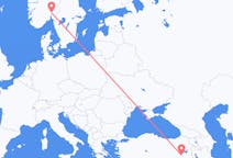 Flights from Siirt, Turkey to Oslo, Norway