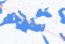 Flights from Doha, Qatar to Nantes, France