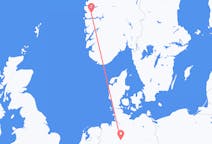 Fly fra Førde i Sunnfjord til Hannover