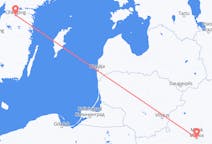 Flyreiser fra Minsk, Hviterussland til Linköping, Sverige