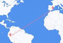 Рейсы из Тарапото, Перу в Мурсию, Испания