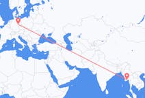 Flyrejser fra Rangoon, Myanmar (Burma) til Leipzig, Tyskland