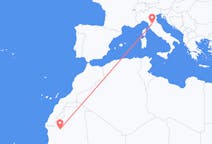 Flyg från Atar, Mauretanien till Florens, Italien