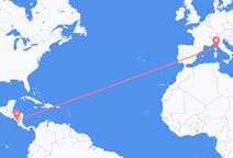 Flights from Managua to Bastia