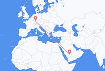 Flights from Wadi ad-Dawasir, Saudi Arabia to Karlsruhe, Germany