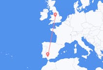 Flyreiser fra Birmingham, England, til Sevilla, England