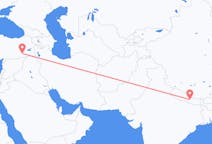 Flyg från Katmandu, Nepal till Batman, Turkiet