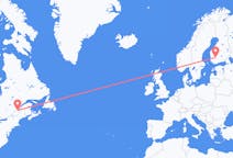 Flyrejser fra Québec til Tampere