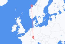 Vluchten uit Zürich, Zwitserland naar Molde, Noorwegen