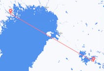 Vols depuis la ville de Kajaani vers la ville de Luleå