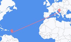 Flights from Fort-de-France, France to Split, Croatia