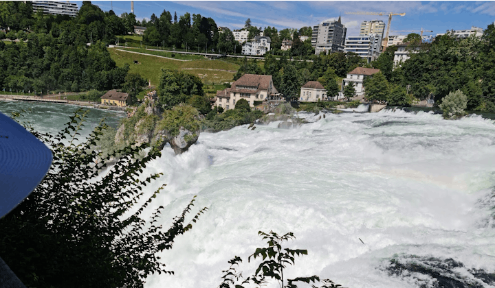 Rhine Falls, Laufen-Uhwiesen, Bezirk Andelfingen, Zurich, Switzerland