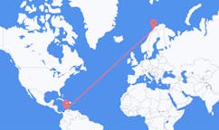 Flights from Santa Marta, Colombia to Andselv, Norway