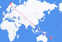 Flights from Burnt Pine, Norfolk Island to Kiruna, Sweden