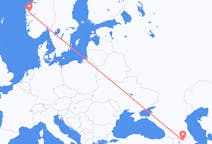 Flights from Ganja, Azerbaijan to Førde, Norway