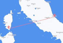 Flug frá Figari, Frakklandi til Pescara, Ítalíu