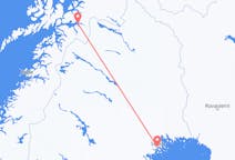 Fly fra Luleå til Narvik
