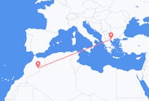 Vluchten van Errachidia naar Thessaloniki