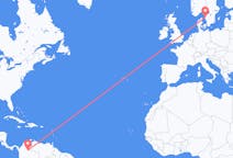 Flyg från Bucaramanga, Colombia till Göteborg, Sverige