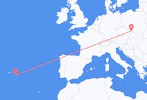 Flights from Ostrava in Czechia to Ponta Delgada in Portugal