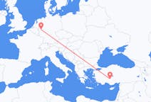 Flyreiser fra Konya, Tyrkia til Köln, Tyskland