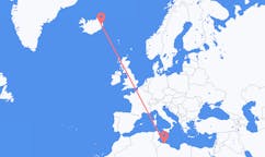 Рейсы из Триполи, Ливия в Эйильсстадир, Исландия