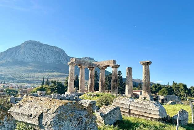 Tour privato di un'intera giornata all'antica Corinto e al meglio di Atene 8 ore