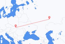 Vluchten van Kosice, Slowakije naar Samara, Rusland