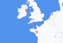 Flyreiser fra Dublin, Irland til Nantes, Frankrike