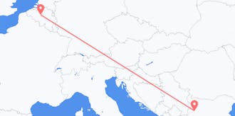 Flyg från Belgien till Bulgarien