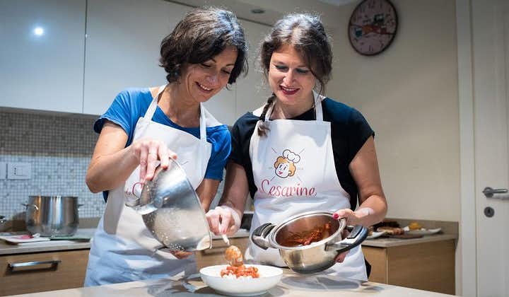 Cesarine: Small group Pasta and Tiramisu class in Siena