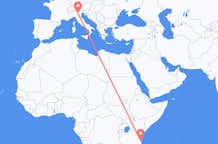 Flights from Zanzibar to Verona