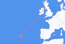 Flights from Ponta Delgada in Portugal to Belfast in Northern Ireland