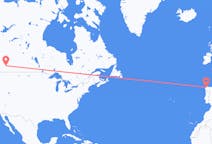 Flyg från Calgary, Kanada till La Coruña, Spanien