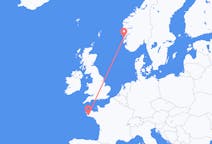 Flights from Quimper, France to Stord, Norway