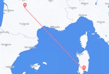 Vluchten van Cagliari, Trento, Italië naar Brive-la-Gaillarde, Frankrijk
