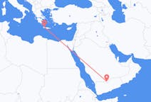 Flights from Sharurah, Saudi Arabia to Chania, Greece