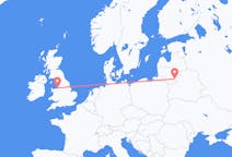 Flights from Vilnius, Lithuania to Liverpool, the United Kingdom